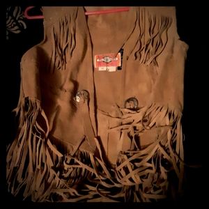 Vintage Ms. Pioneer leather vest